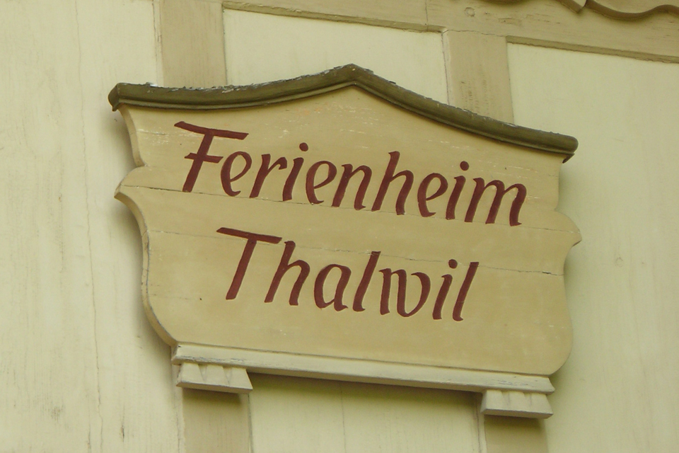 Beschriftung - Stiftung Ferienheim Schwellbrunn